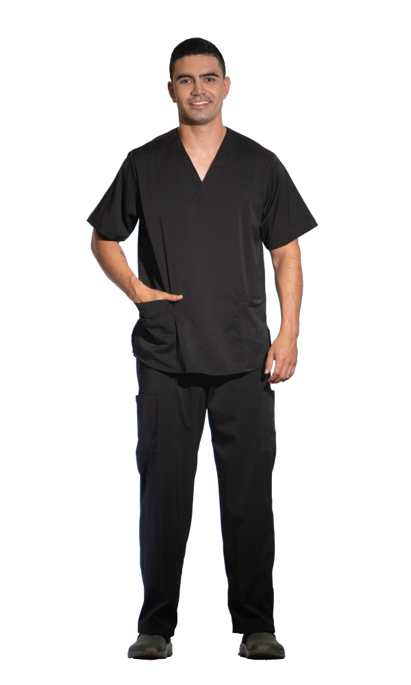 Conjunto Médico Negro - Hombre